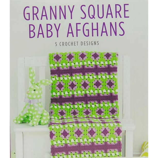 Colorful Crochet Throws For Baby ~ Crochet soft cover book ~ Leisure Arts